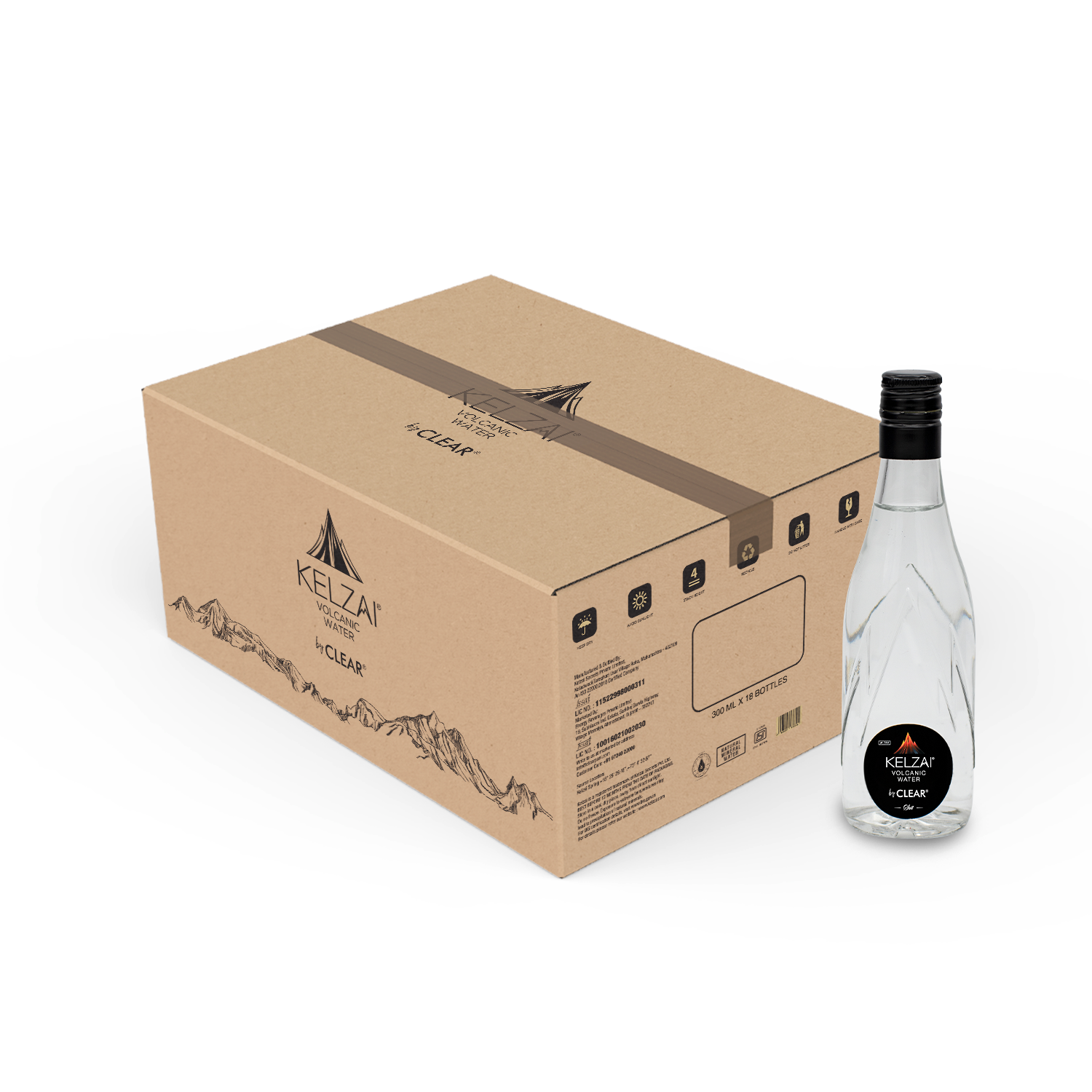 STILL WATER 300 ML ( Pack of 18 bottles )