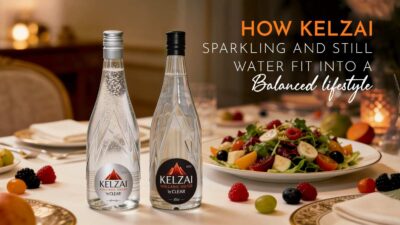 Sparkling water and still water