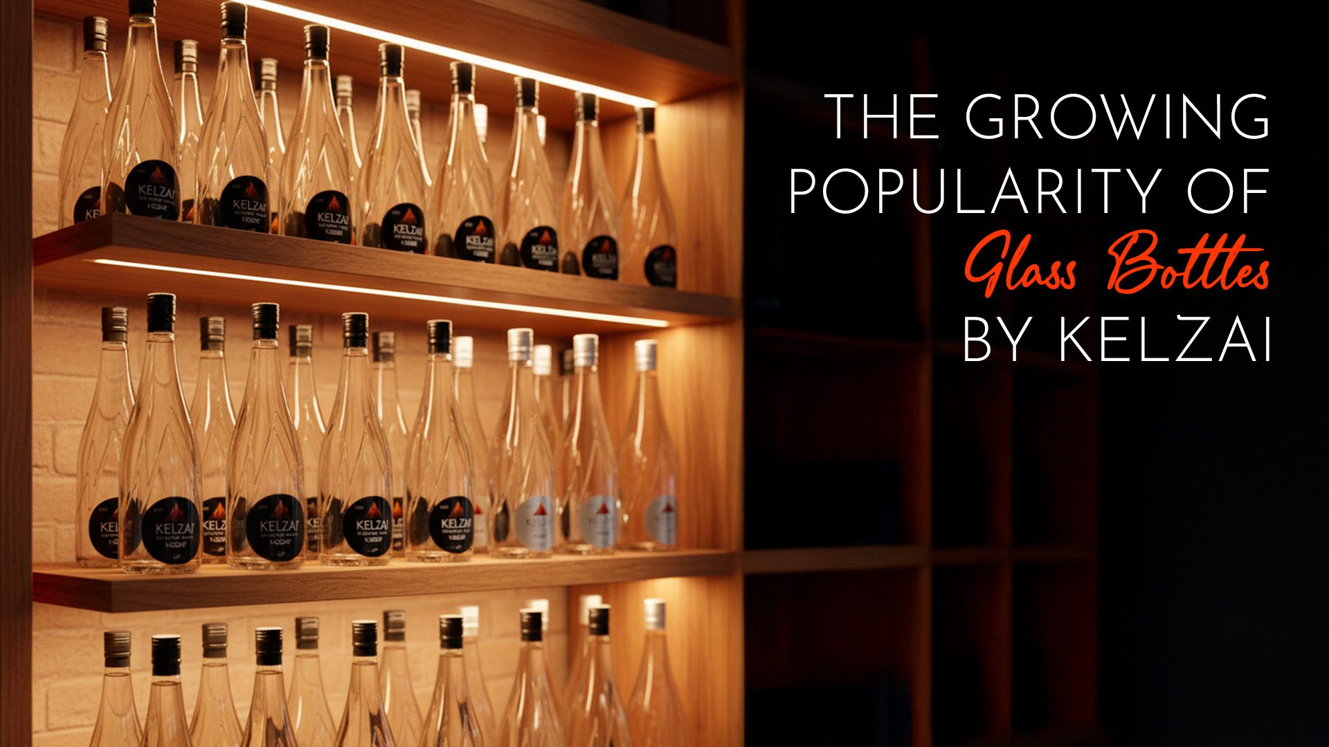 The Growing Popularity of Drinking Water in Glass Bottles by Kelzai